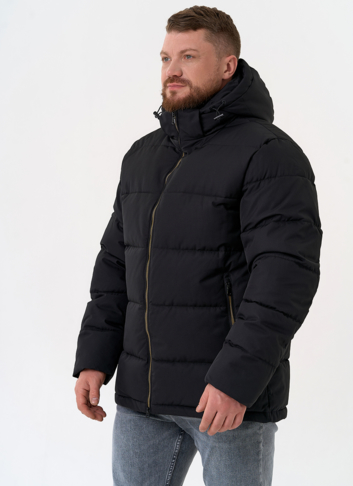 Мужской пуховик с капюшоном 
