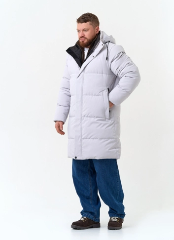 Мужской пуховик с капюшоном фото